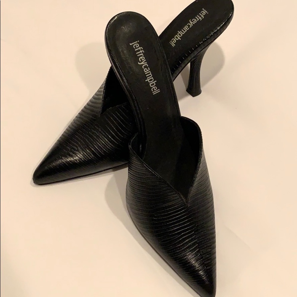 Jeffrey Campbell Mules black